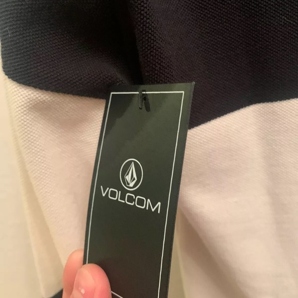 NWT Volcom Long Sleeve 1/4 Zip Collared Shirt XS - Picture 3 of 7